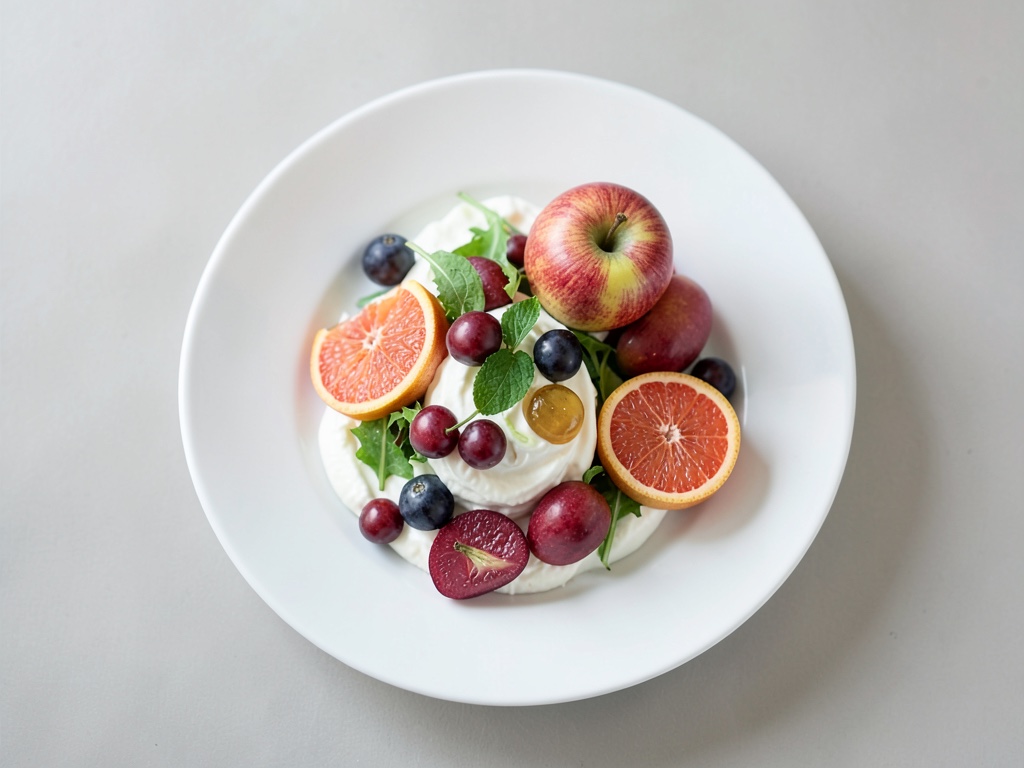 Insalata di frutta al pompelmo con yogurt
