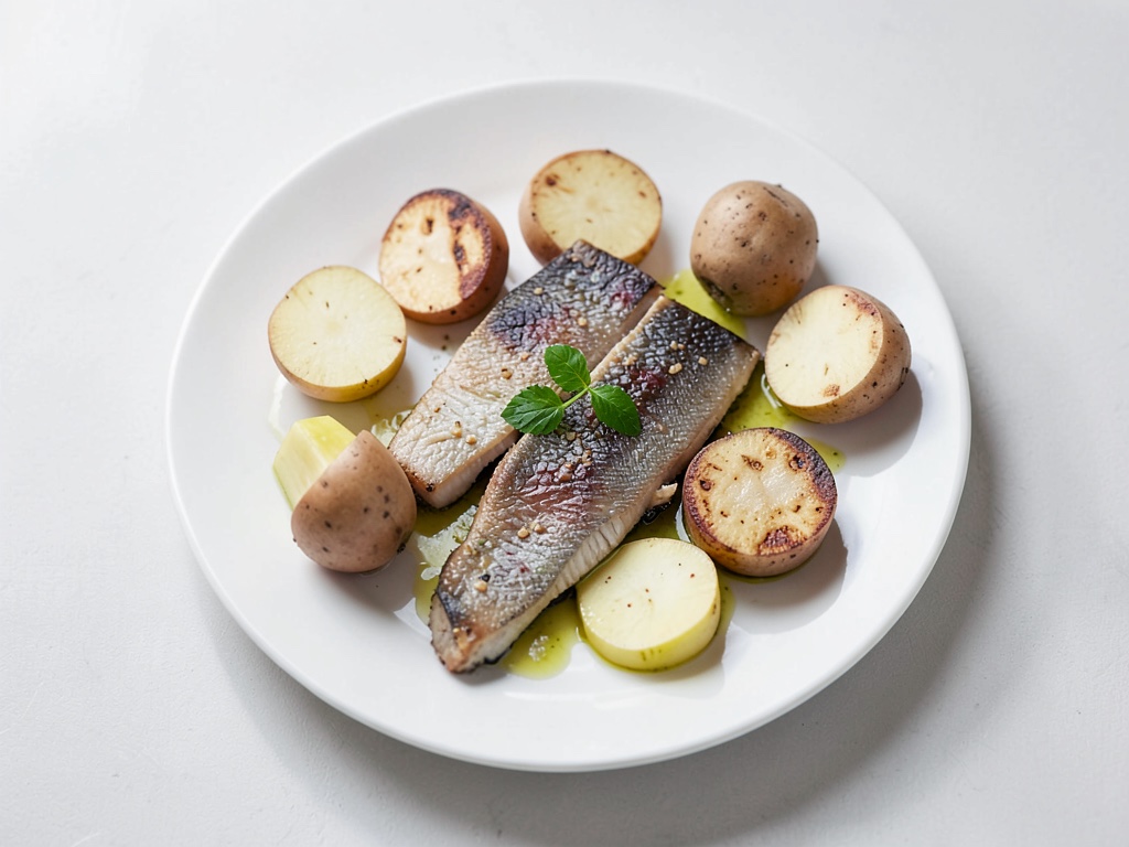 Filetti di merluzzo croccanti con patate al forno