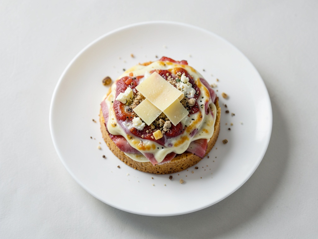 Soufflé soffice al formaggio e prosciutto