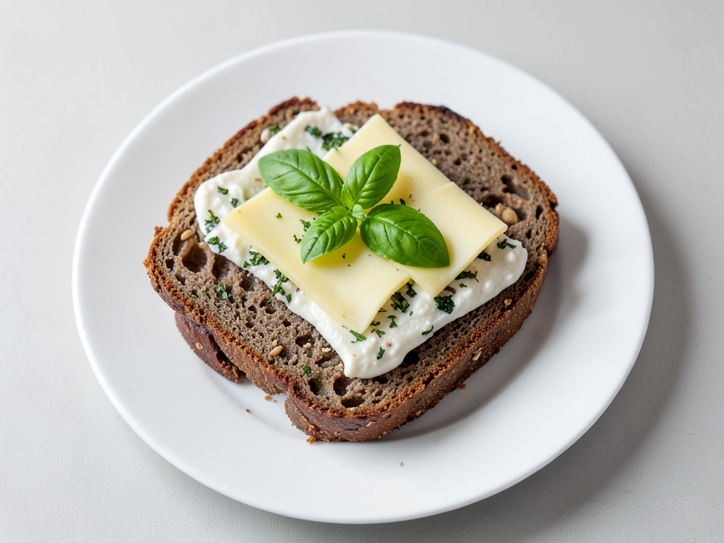 Pan de queso con albahaca