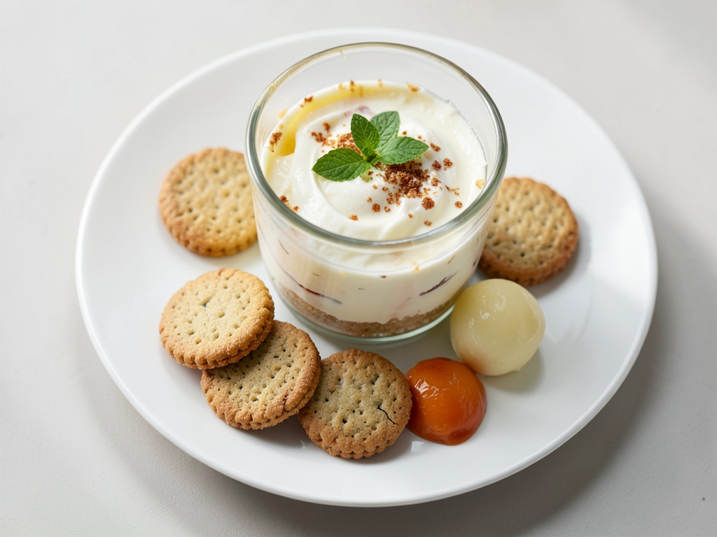 Käsekuchen im Glas