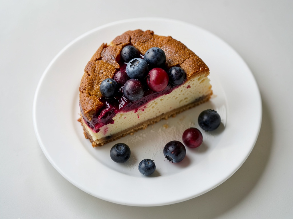 Brombeer-Käsekuchen mit Mürbeteig