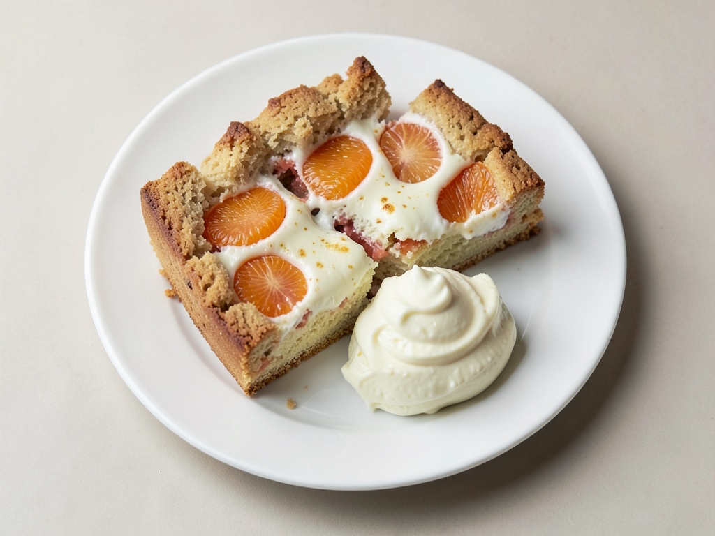 Mandarinen-Käsekuchen mit knusprigem Keksboden