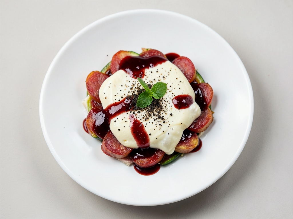 Insalata cremosa al formaggio e noci