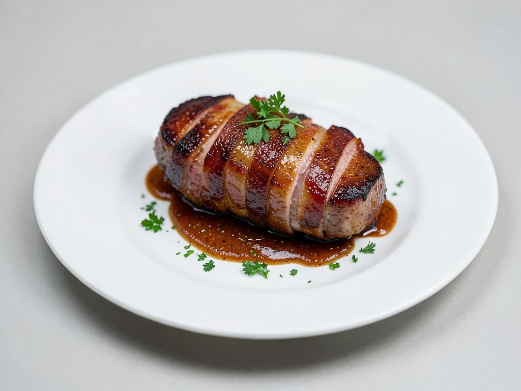 Bacon crujiente con azúcar