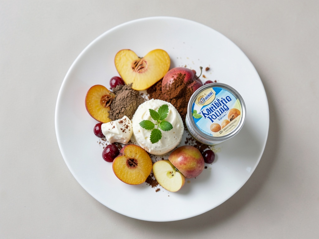 Karibikfrüchte mit Sahnequark