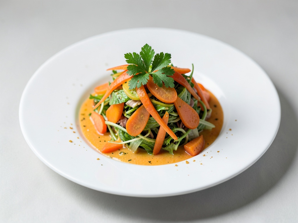 Insalata fresca di carote e pompelmo