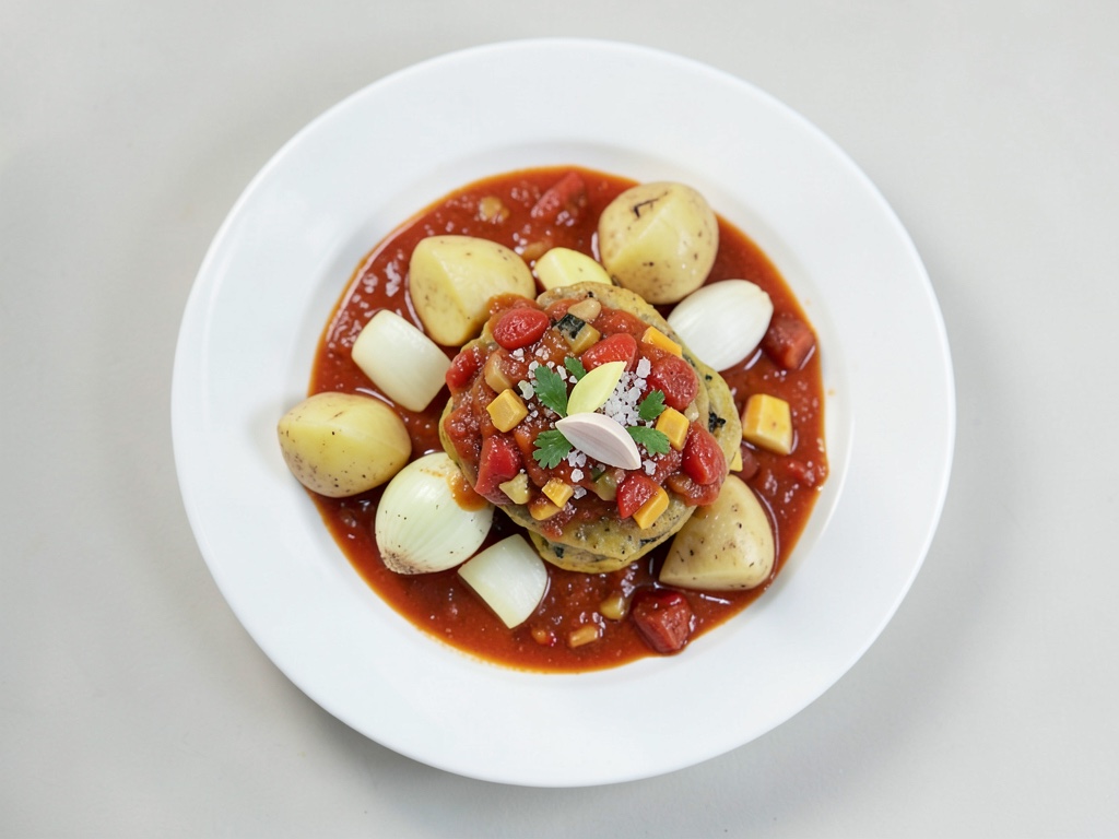 Crocchette croccanti di patate e verdure con salsa di pomodoro