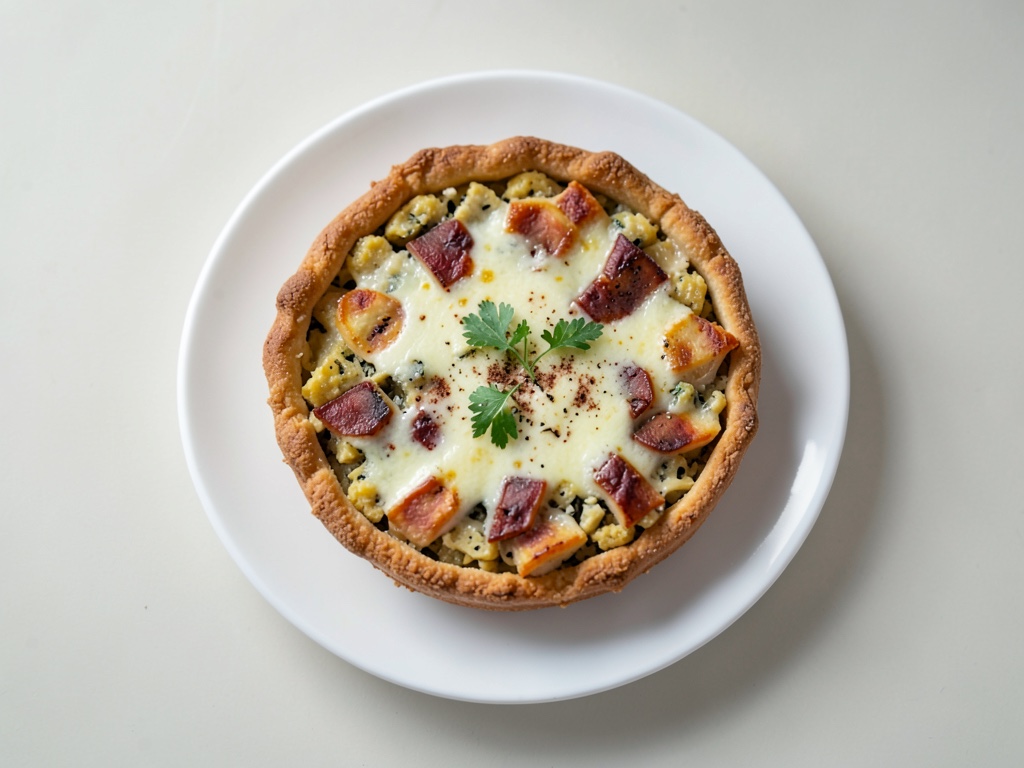 Torta croccante di patate e carne