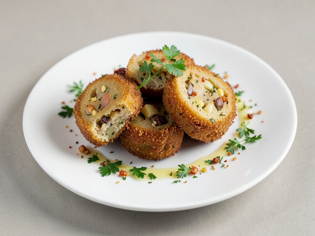 Croquants au pain aux pommes de terre