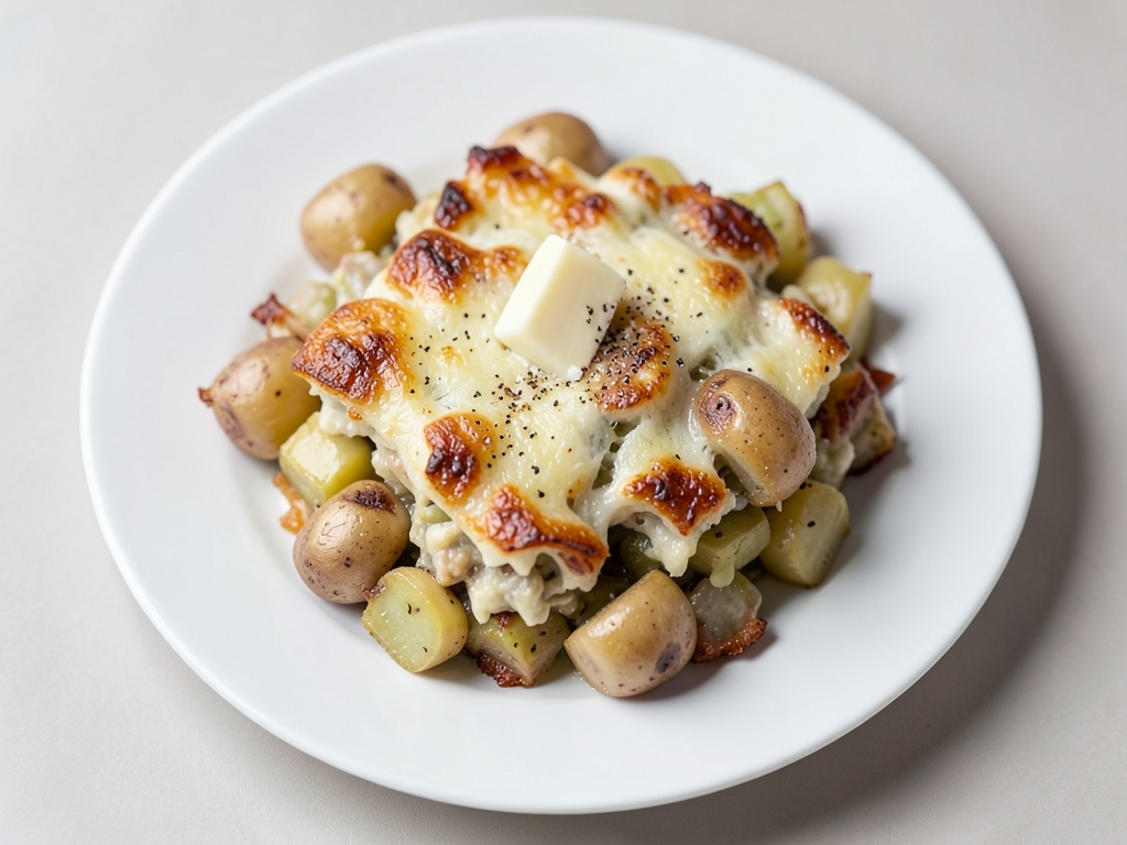 Gratin de pommes de terre croustillant