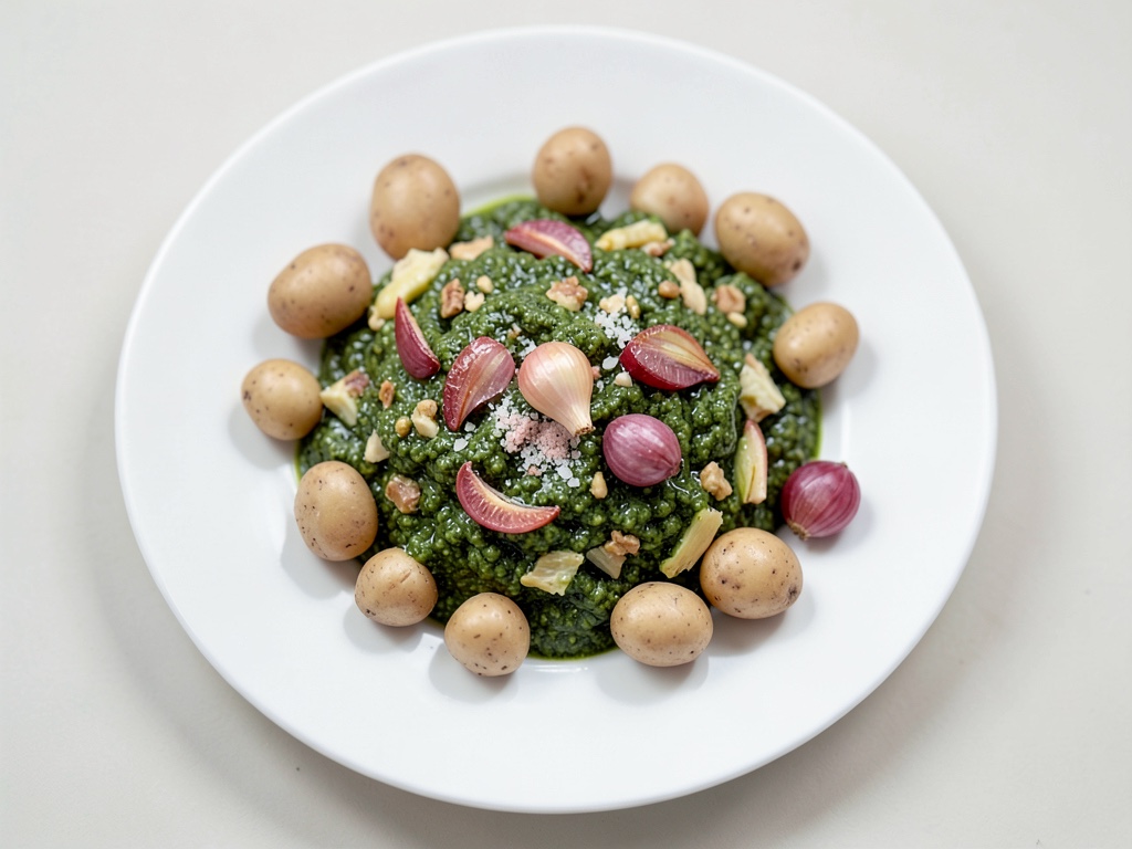 Insalata di patate con pesto