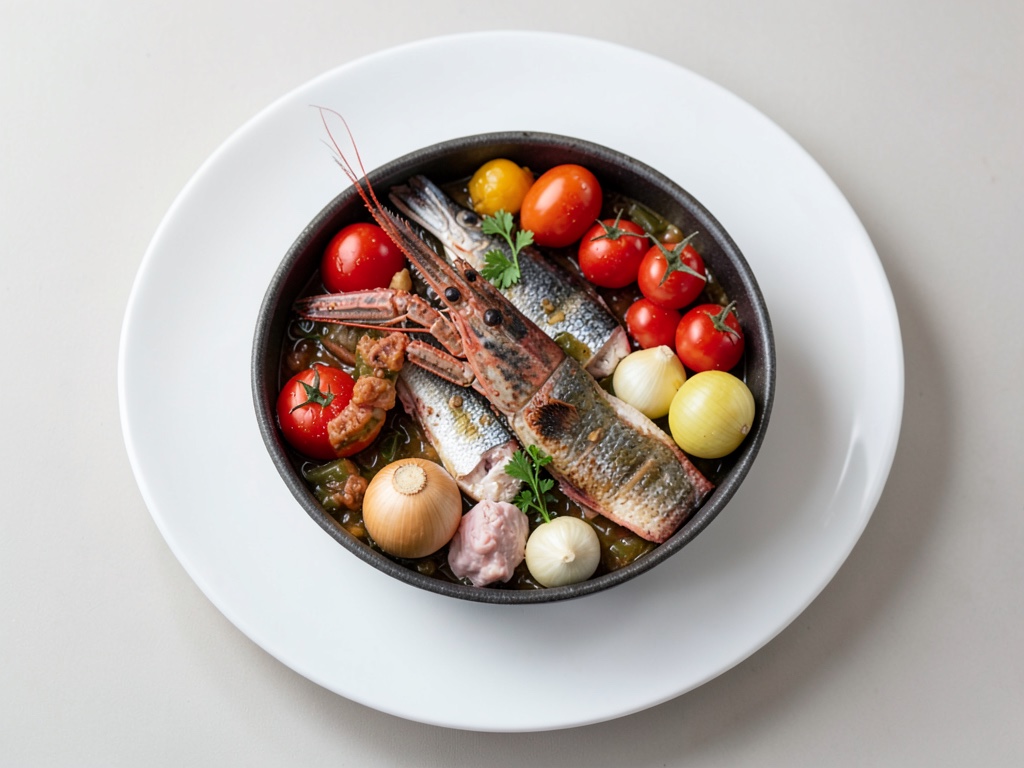 Guiso catalán de mariscos