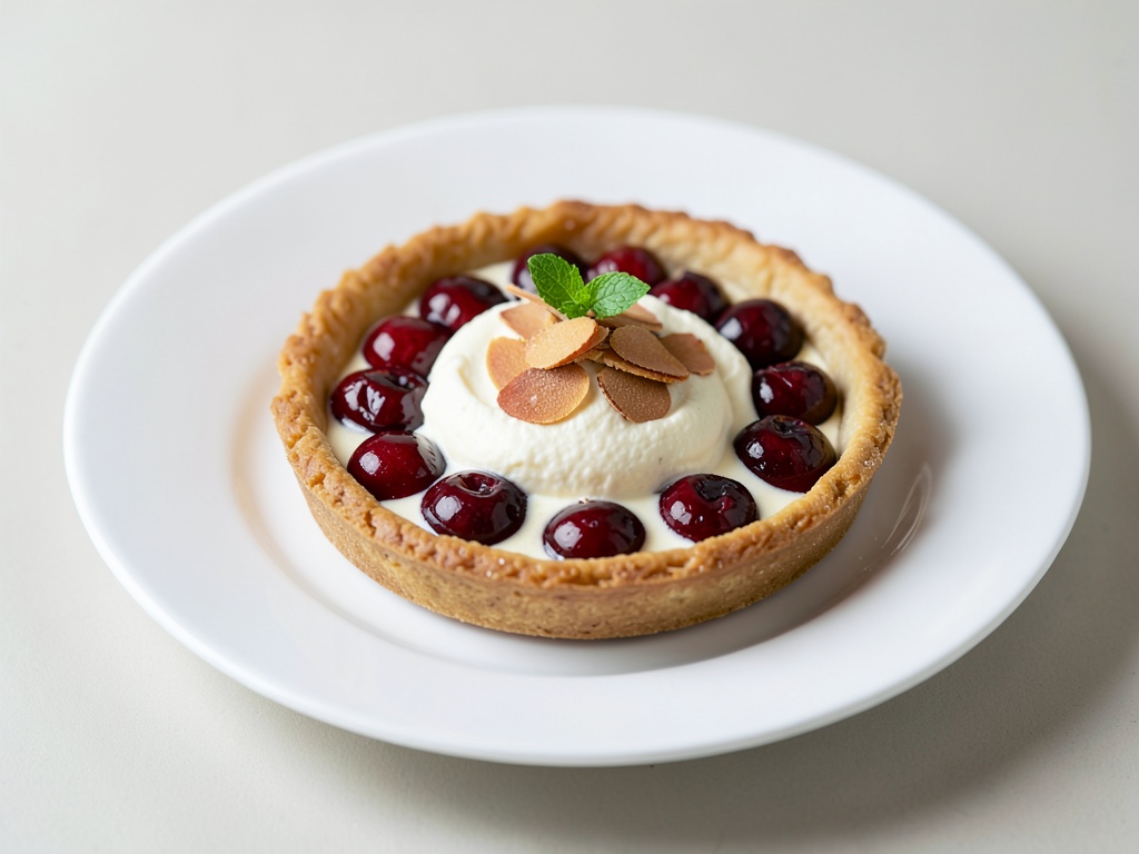 Klassische Kirschtarte mit Mandelcreme