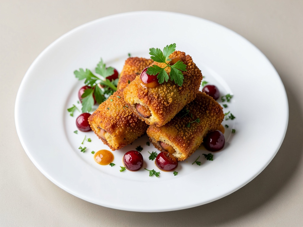 Knusprige Kirschtaschen aus der Heißluftfritteuse