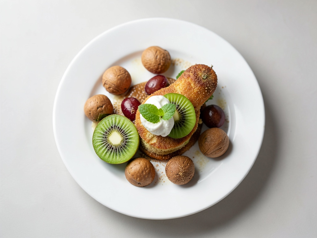 Kiwi y nueces