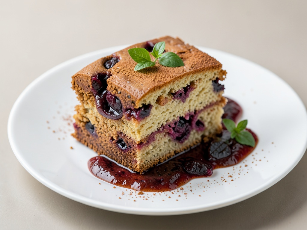 Klassischer Pflaumenkuchen mit Zimt
