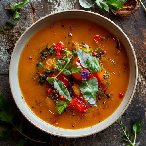 Gazpacho clásico fresco
