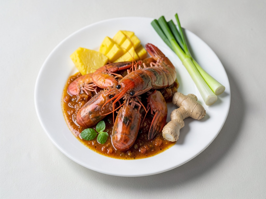 Gamberi croccanti con chutney di ananas