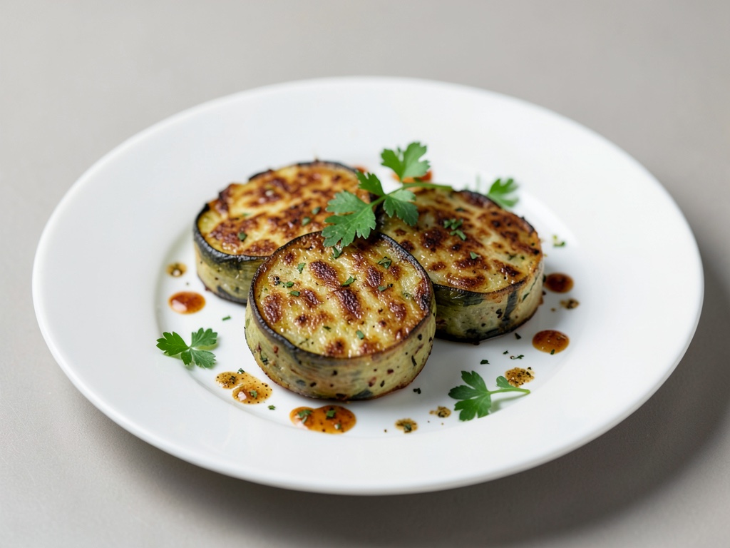 Tortitas de calabacín griegas de la plancha