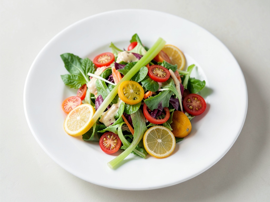 Insalata fresca di gamberi e clementine