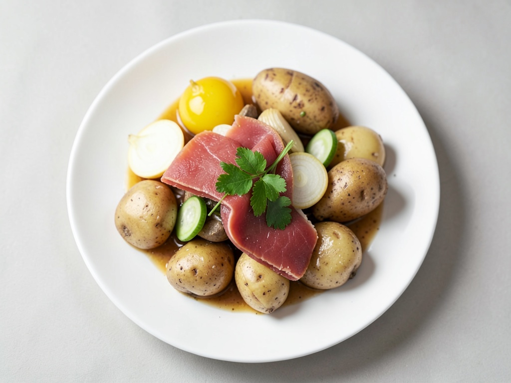 Sopa de berros con salmón ahumado