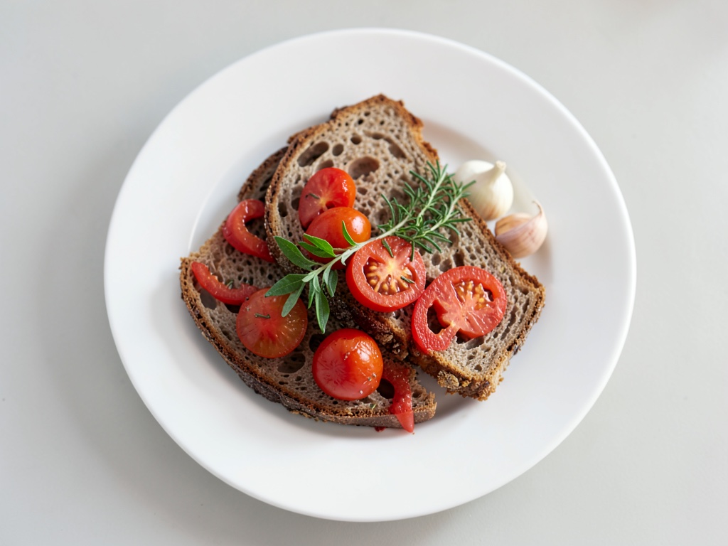 Pan crujiente de tomate