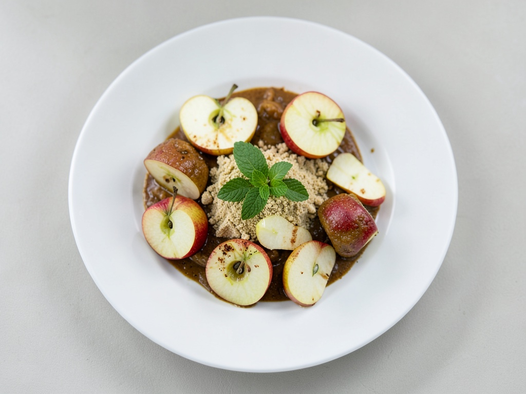 Küchlein mit Apfel