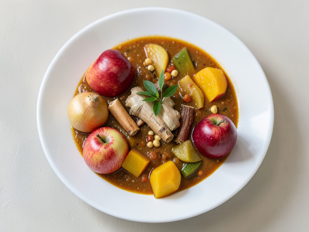 Sopa cremosa de calabaza y jengibre