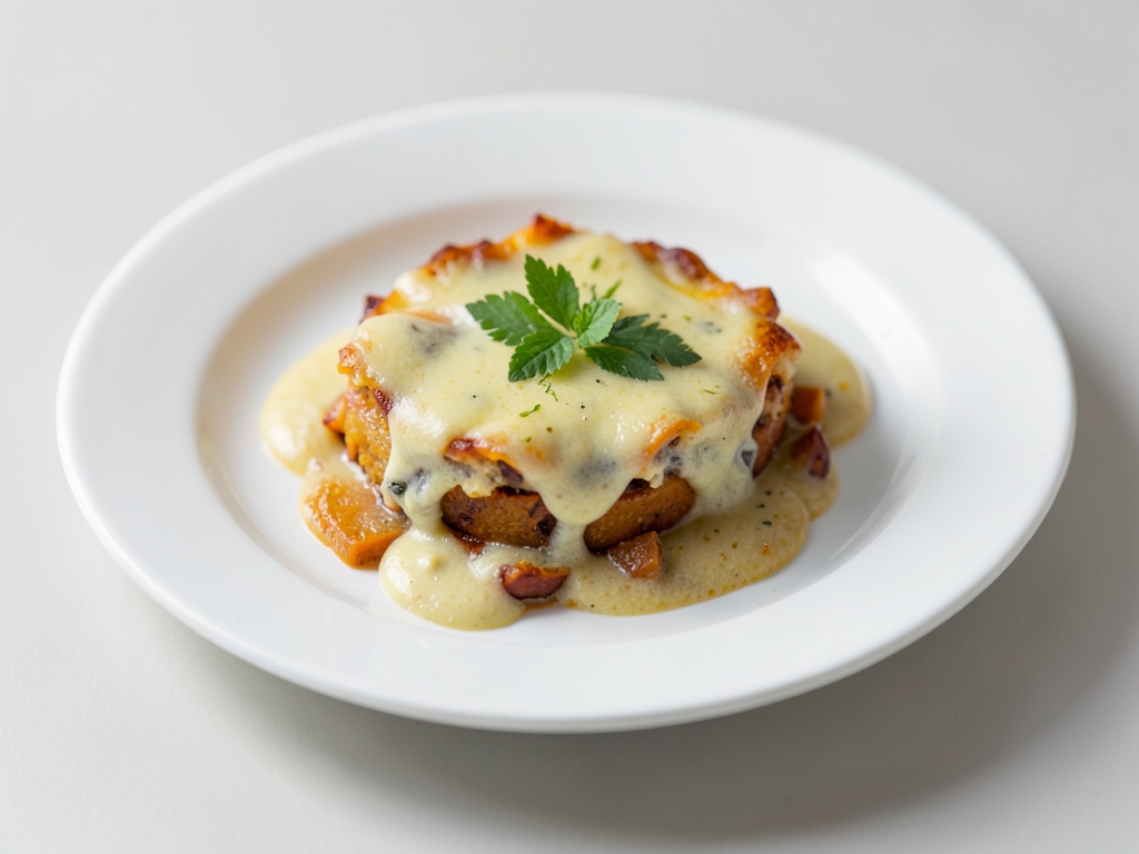 Gratin cremoso alla zucca con besciamella