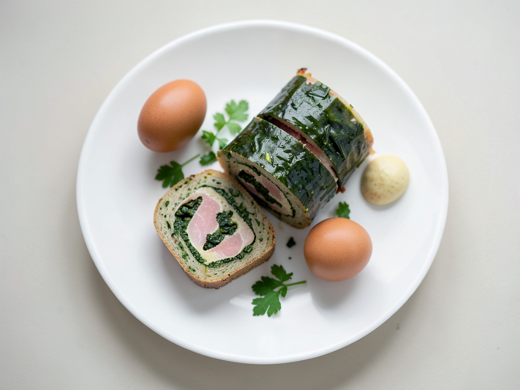 Rotolo di salmone e spinaci