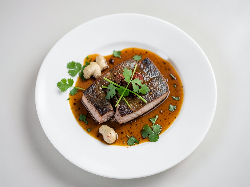 Filetto di salmone marinato alla thailandese