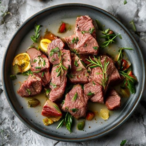 Tenero filetto di manzo dalla brace