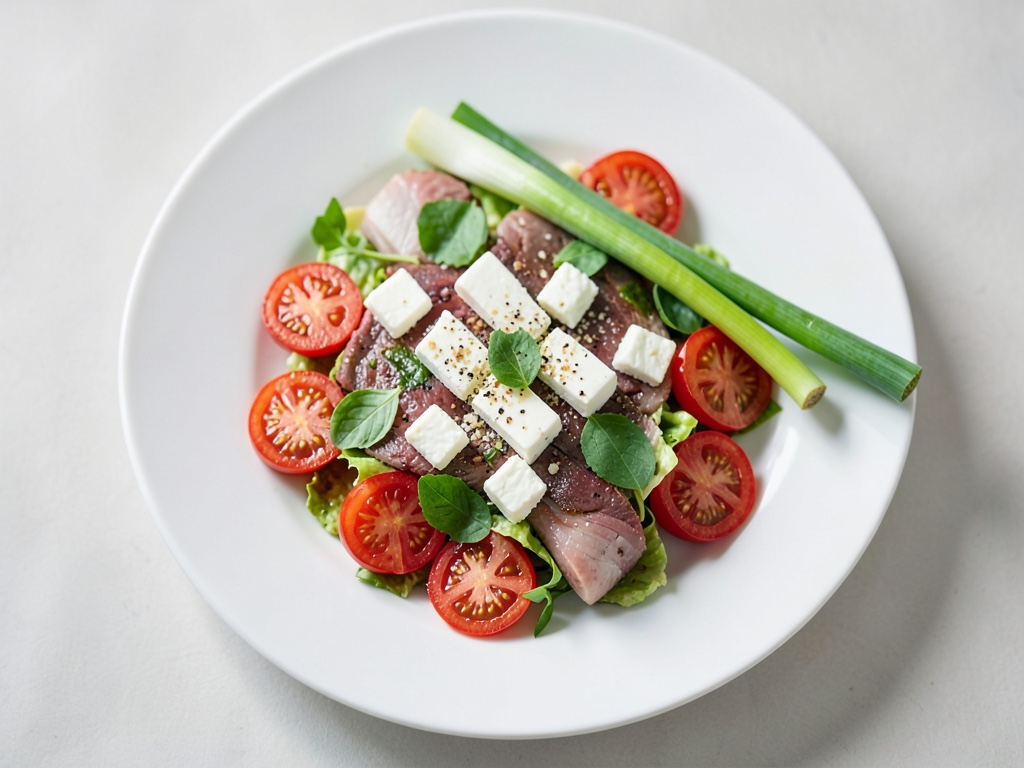 Feta al forno con pomodori e aglio