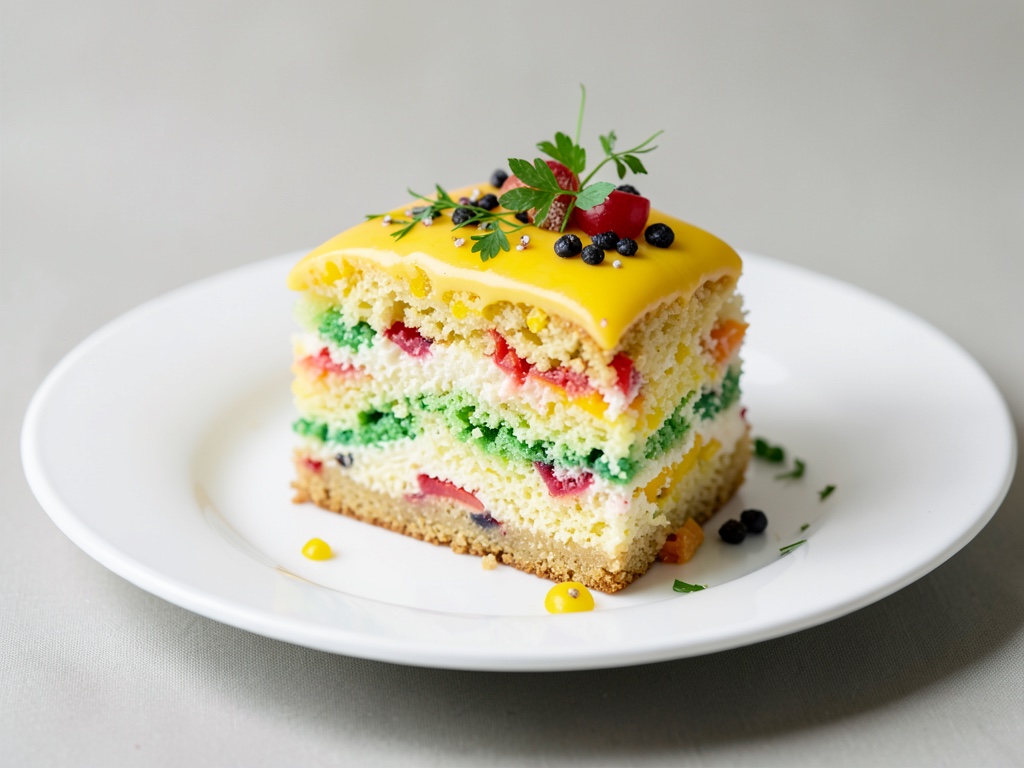 Bunter Zitronen-Limonade-Kuchen