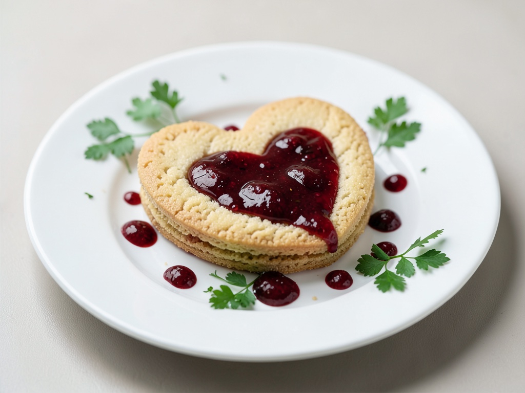 Herzhafte Linzer Plätzchen mit Konfitüre