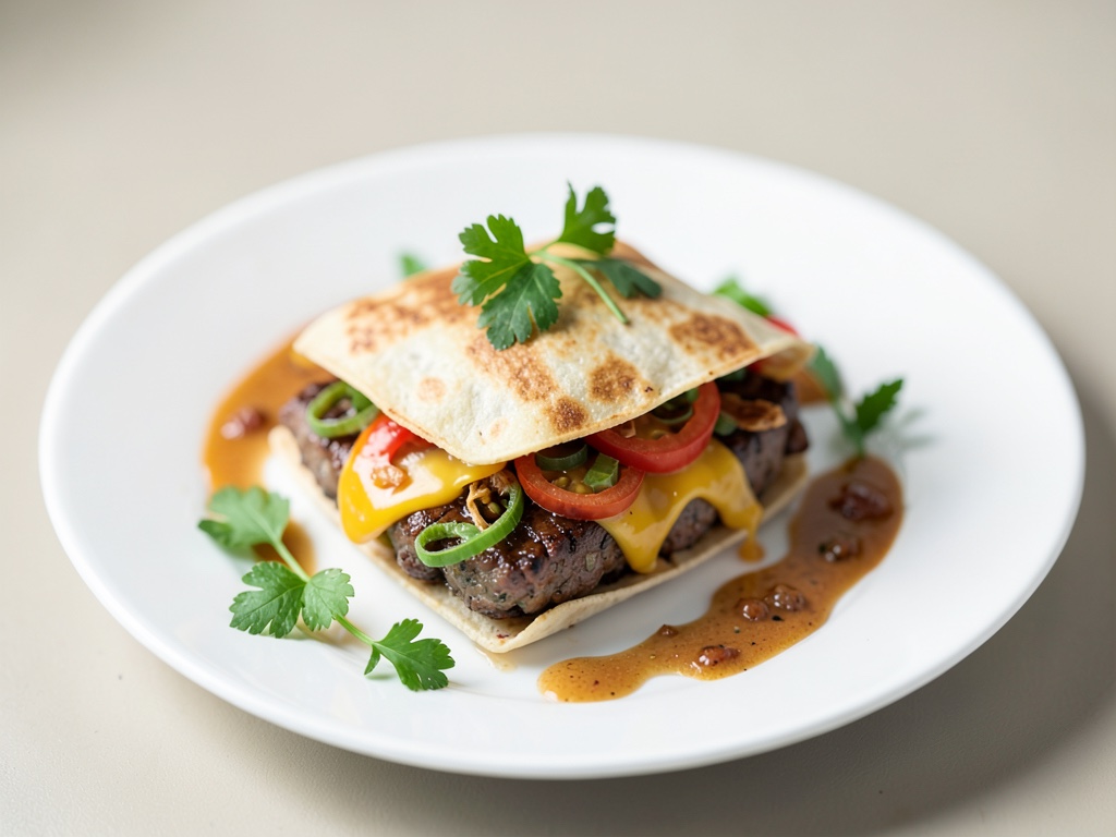Wrap Low-Carb en apparence de Cheeseburger