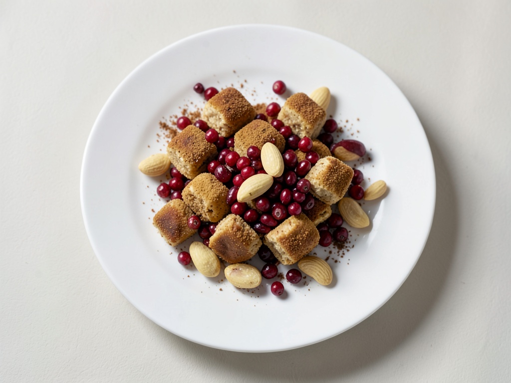 Mandel-Bites mit Zimt und Rosinen