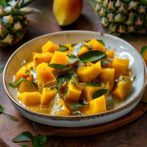 Chutney tropicale di mango e ananas