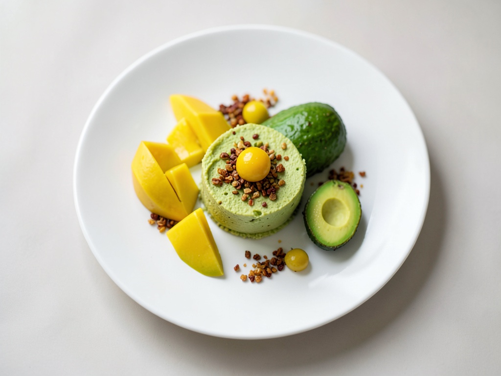 Frische Mango-Avocado-Mousse