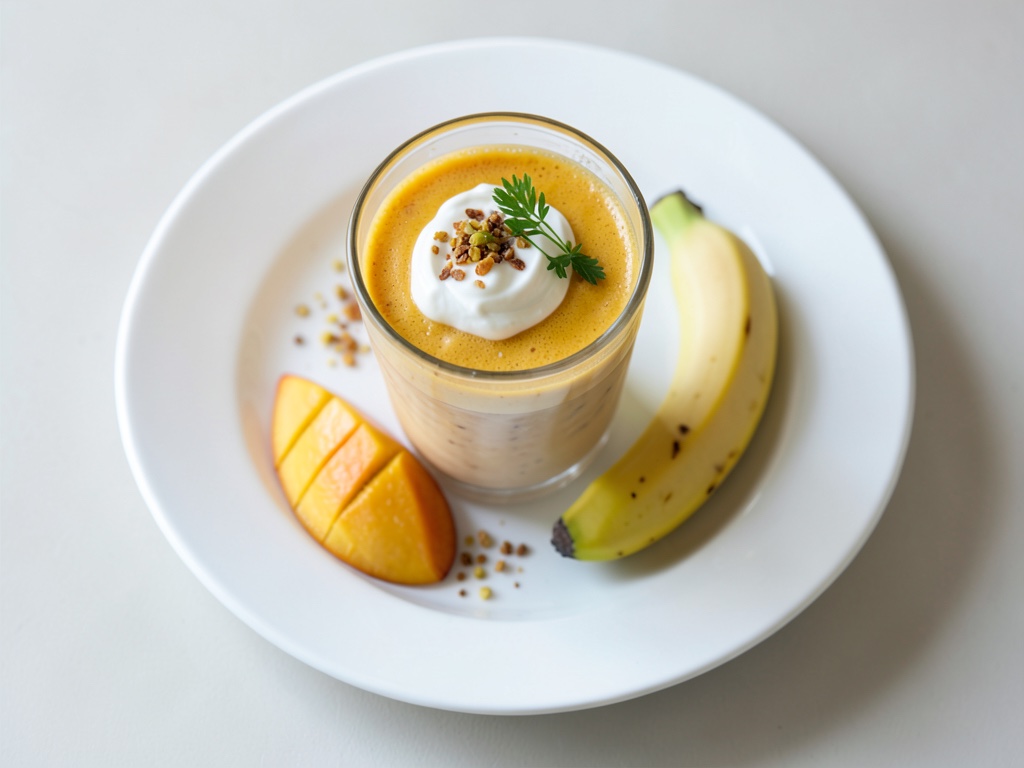 Batido de Mango y Plátano