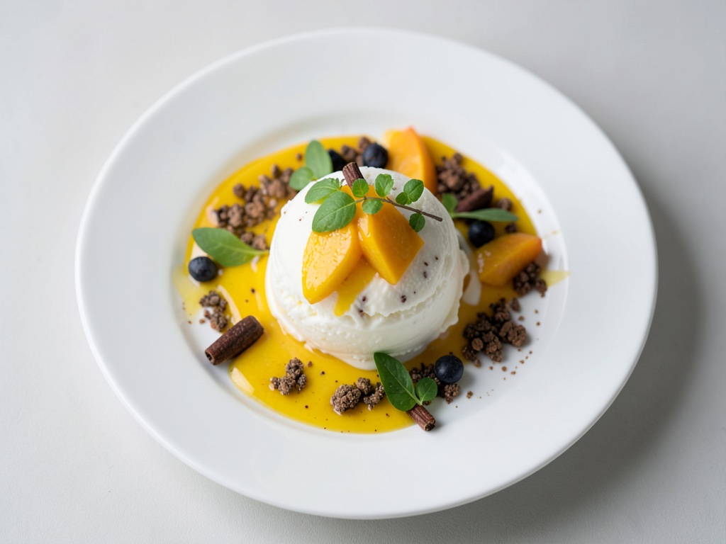 Gelato cremoso al mango e latticello