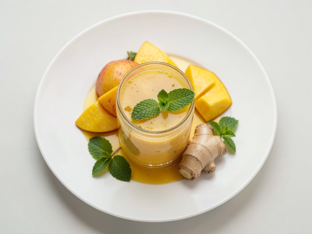 Mango-Ingwer-Getränk