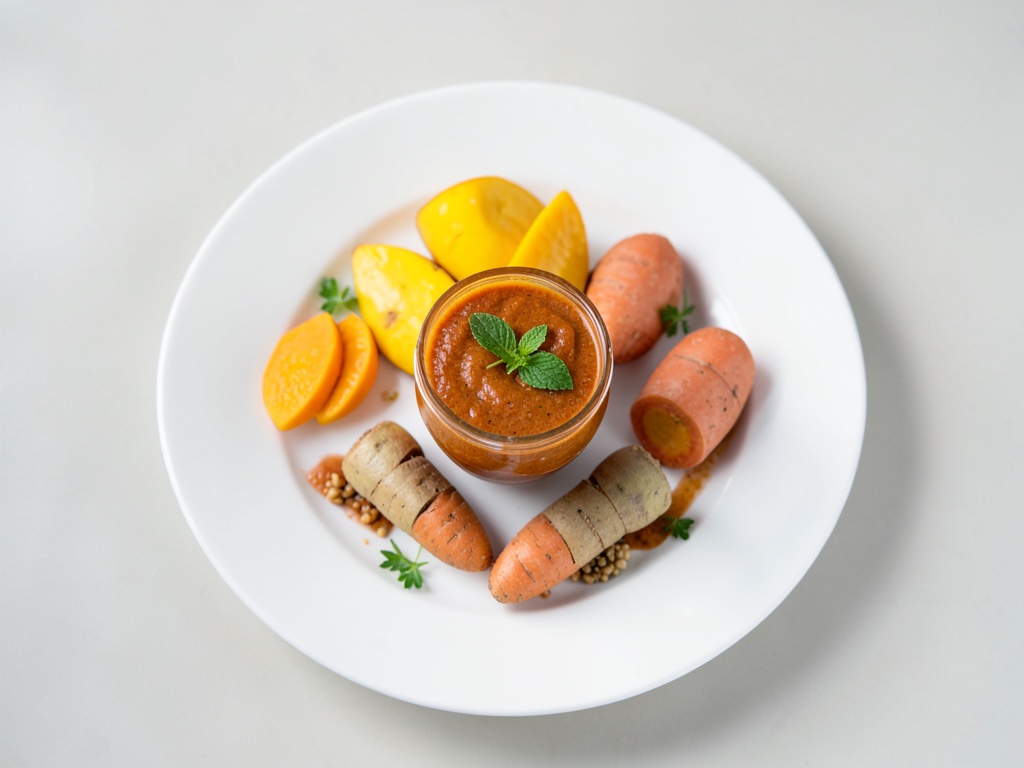 Cremiger Mango-Karotten-Drink mit Ingwer