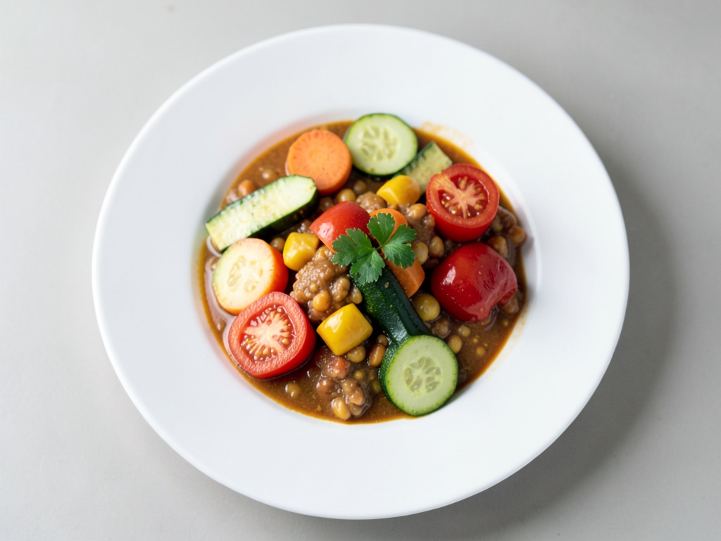 Curry di ceci fruttato con mango