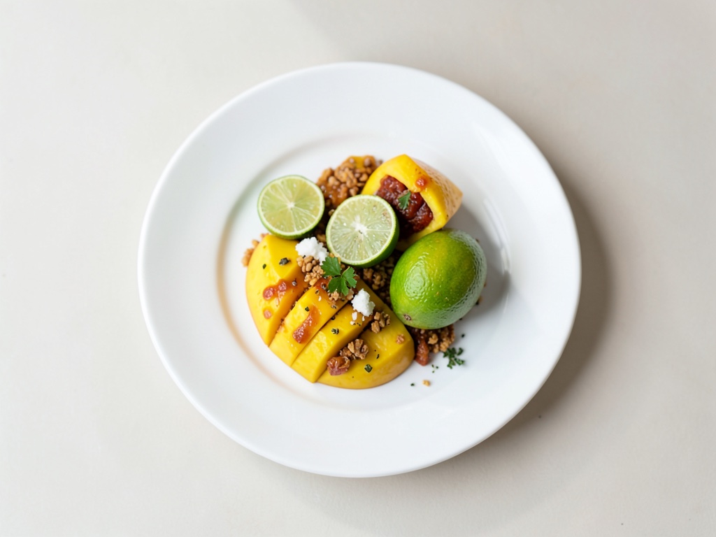 Fruchtiger Mango-Limetten-Cocktail