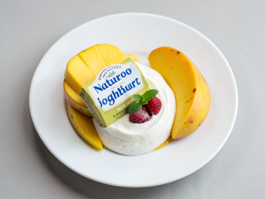 Mango y yogur natural