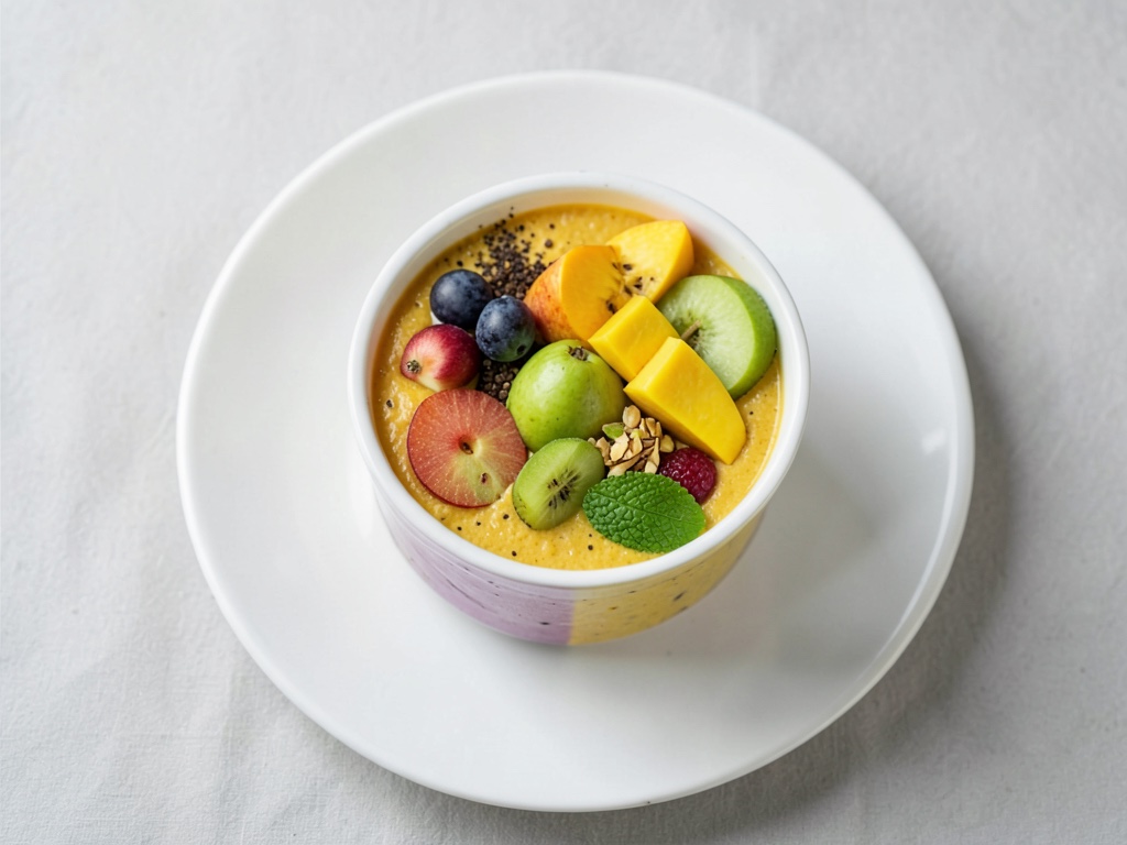 Fruchtige Mango-Smoothie-Bowl