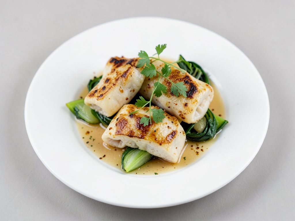 Sacchettini di Schafskäse con verdure stufate