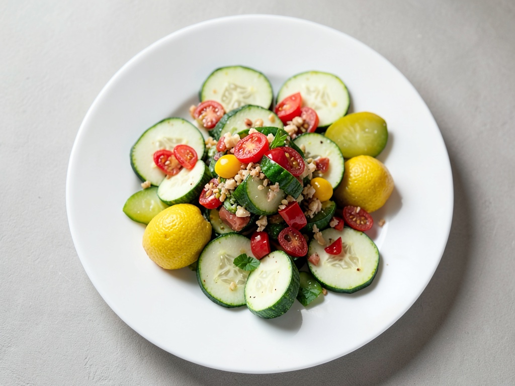 Insalata di zucchine con marinatura